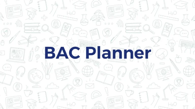 BAC Planner